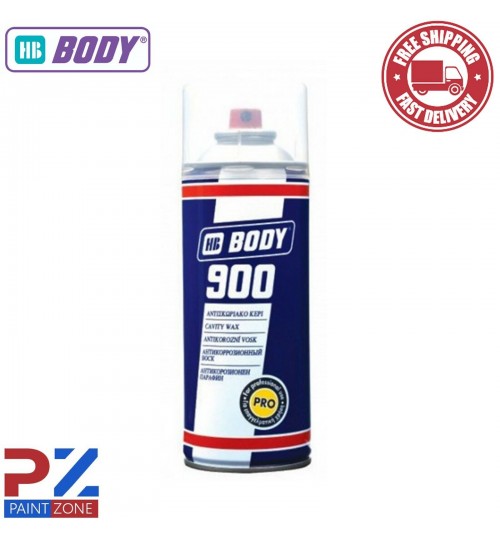 HB Body 900 Car/Van Cavity Wax Oil Spray Exterior/Interior Closed Parts 400ml